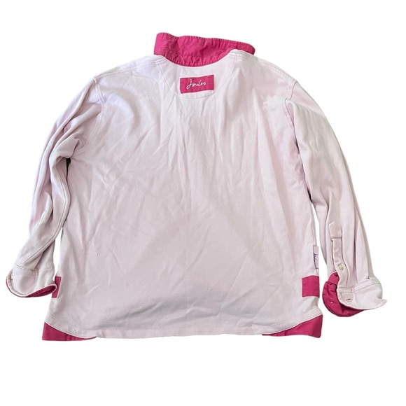 Joules Womens Pink Pullover V Neck With Buttons Size Small UK Womens - Picture 8 of 12